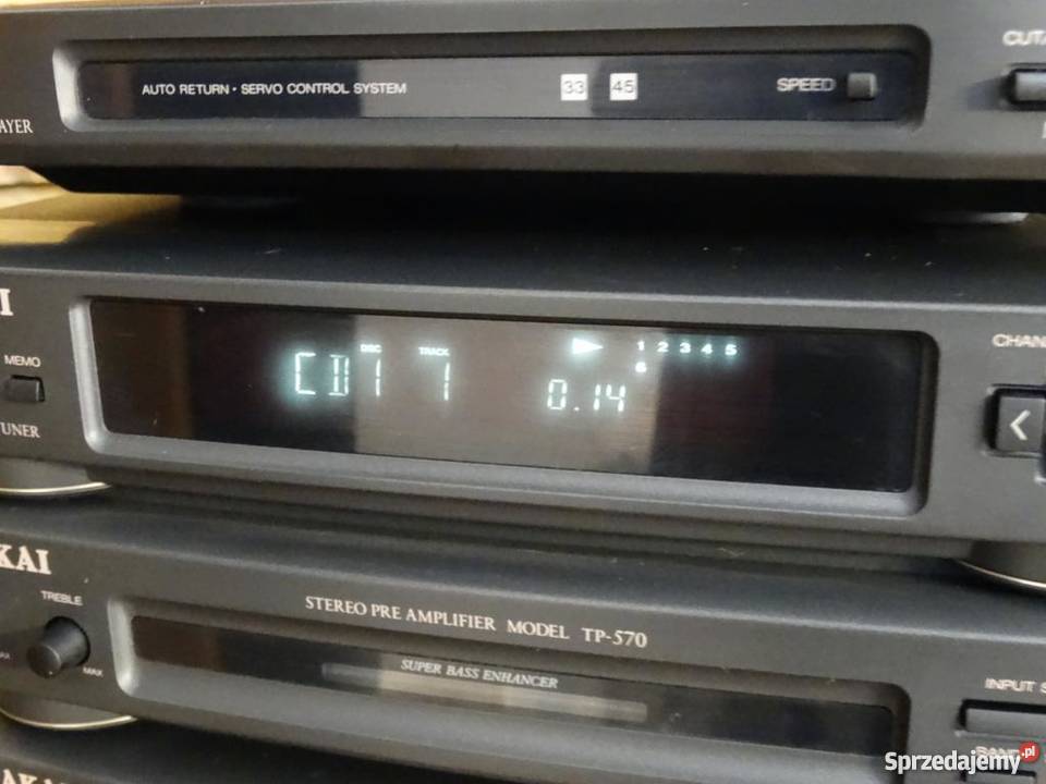 Wieża Akai gramofon pilot mocna i sprawna podkarpackie Jasło