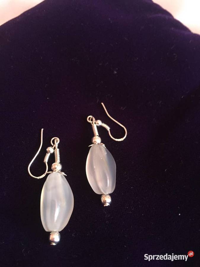 Naszyjnik i kolczyki z agatow