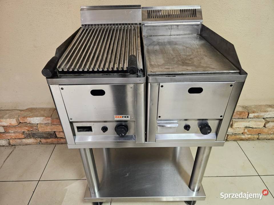 Podwójny grill gazowy RedFox podstawa Gastronomia śląskie Pszczyna