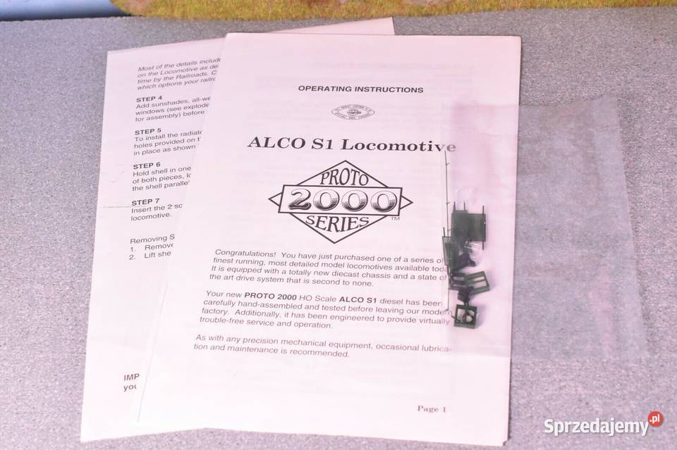 LIFELIKE lokomotywa USA spalinowa H0 nie PKP Warszawa