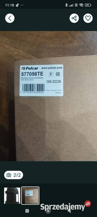 Obudowa lusterka długie ramię lewa Fiat Ducato Sianów