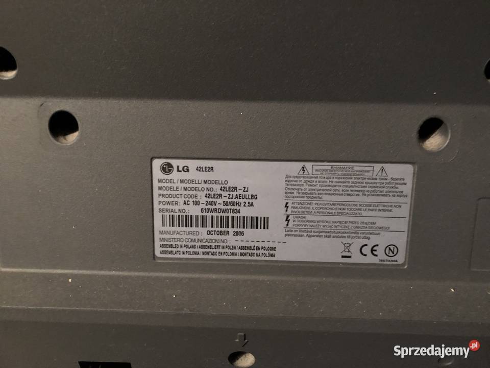 Telewizor LCD 42 LG 42LE2R Kielce