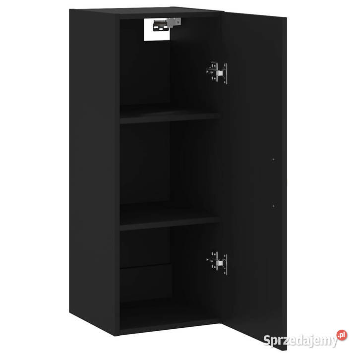 Szafka wisząca czarna 345x34x90 WM828837 Warszawa