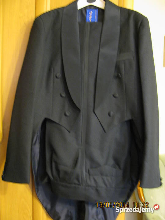 Frak Męski na Ślub Bal Studniówkę Rozmiar XL Wałcz