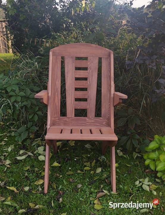 Meble ogrodowe drewniane składane typ X lamel 8 śląskie Kalety