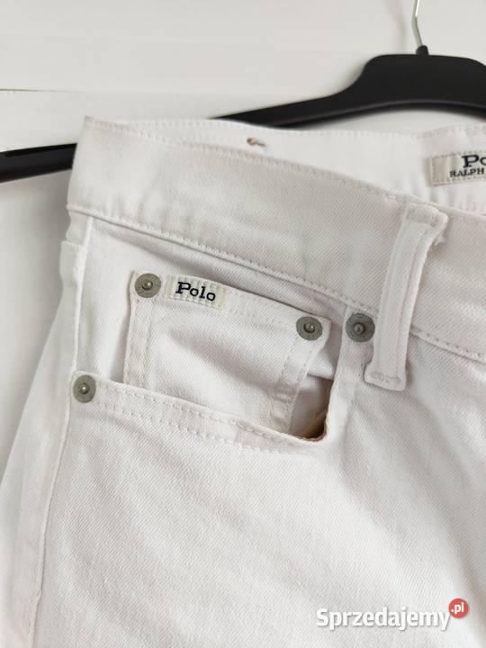 Białe spodnie jeansy Polo Ralph Lauren The