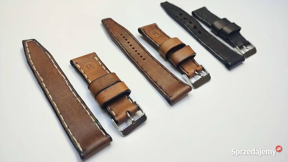 Paski do zegarków z naturalnej skóry Premium Konstantynów Łódzki