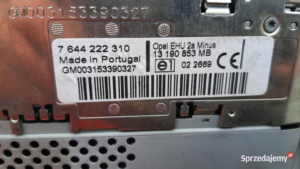 oryginalne RO CD opel corsa c filt combo Korzeńsko sprzedam