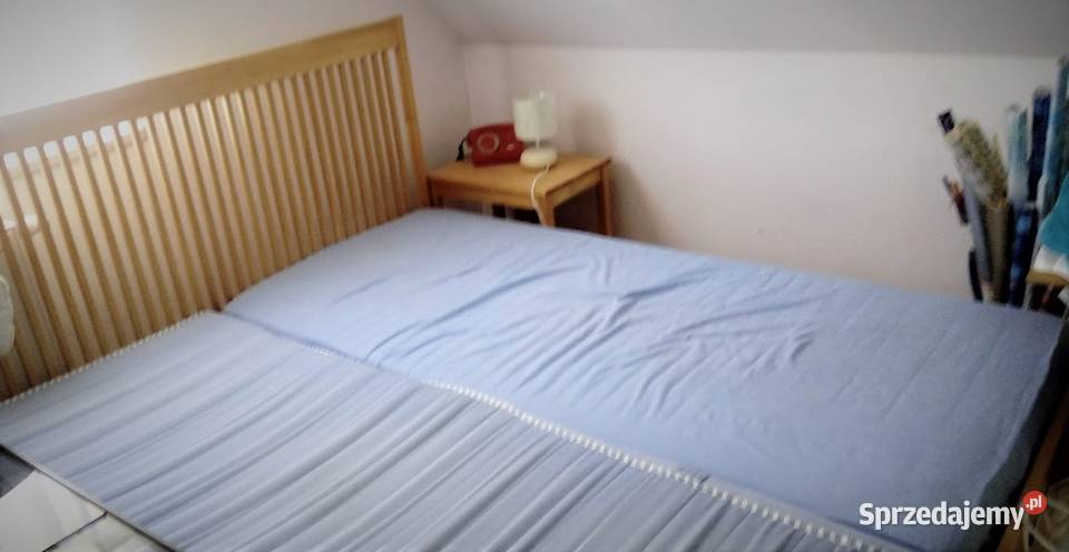 RAMA ŁÓŻKA DREWO LITE IKEA 180 x 200 wielkopolskie Dąbrówka