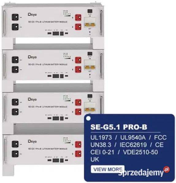 HIT Magazyn energii LiFePO4 LV Deye ProB 512 kWh