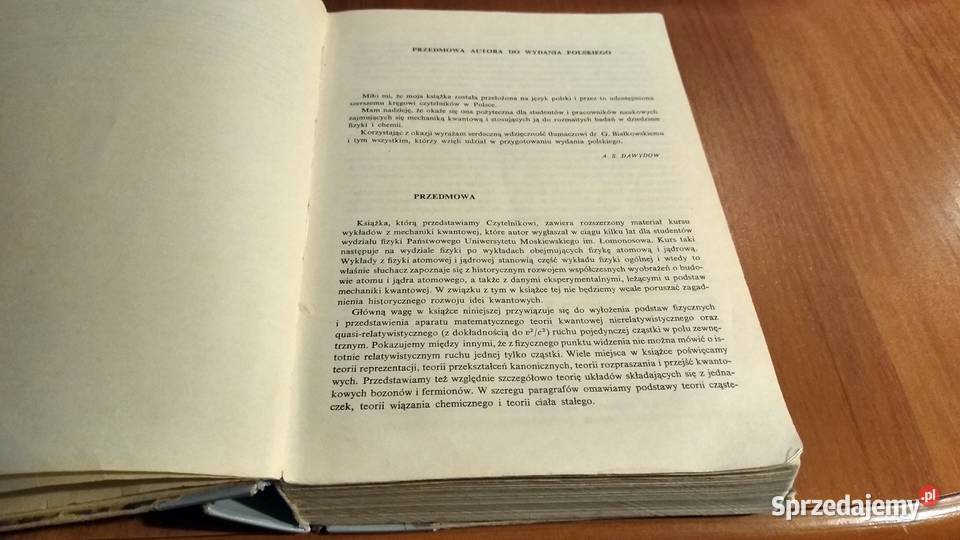 Mechanika kwantowa Bronisław Średniawa Rok wydania 1969 Książki naukowe i popularnonaukowe pomorskie Gdańsk