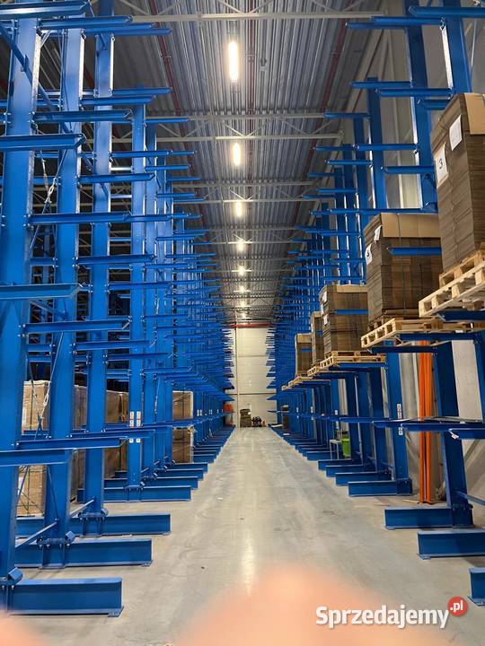 Regały wspornikowe dwustronne magazynowe do Magazynowanie lubelskie Zamość