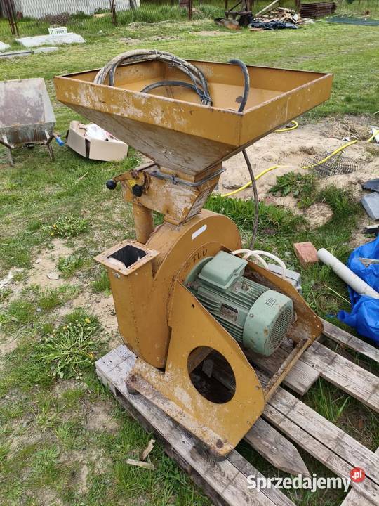 Śrutownik z silnikiem 55kw śląskie Żuraw