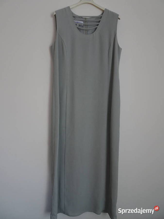 długa sukienka z narzutką wdziankiem płaszczem Warszawa