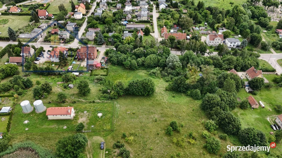 Działka budowlana mieszkaniowousługowa Miłomłyn