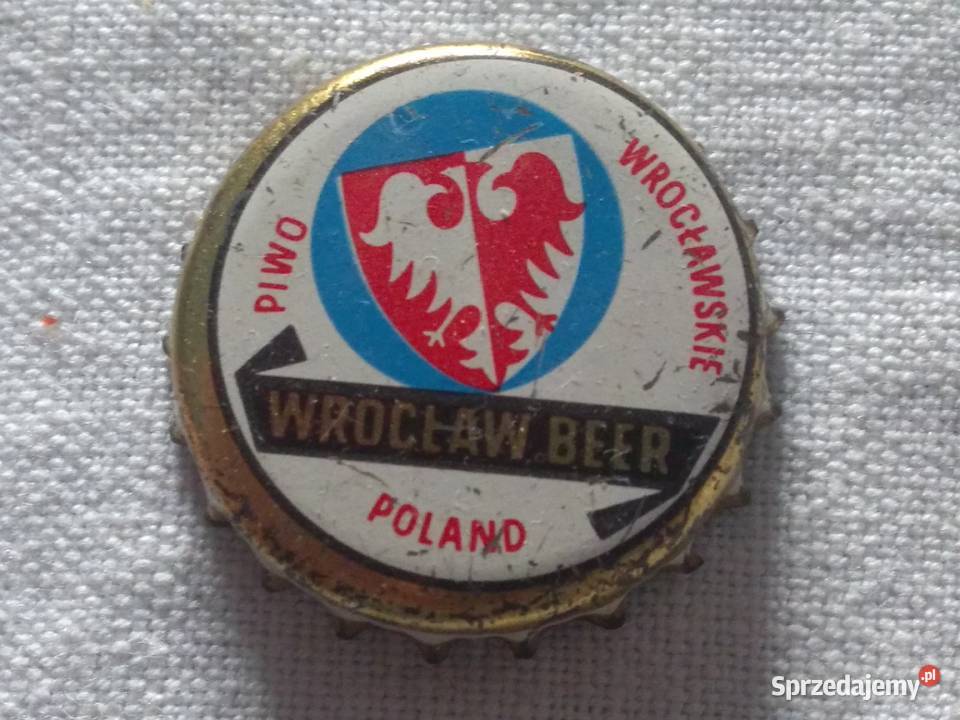 Stary kapsel Piwo Wrocławskie Wrocław Beer Made Warszawa