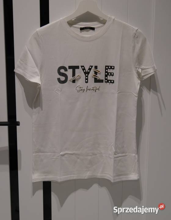 Mohito bluzeczka cyrkonie koraliki perełki 36 S Wrocław