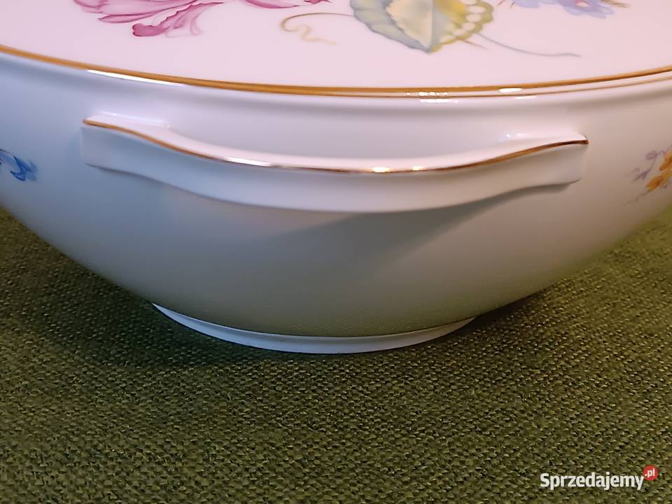 Waza do zupy piękna sygnowana porcelana Gorlice