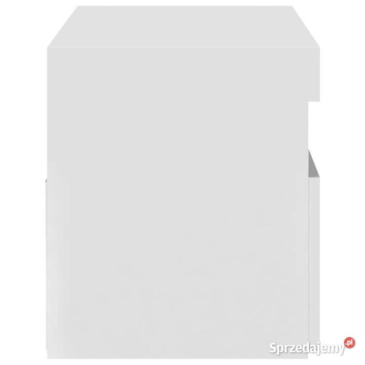 Szafka pod TV z oświetleniem LED biała 75x35x40 Dom i Ogród Warszawa