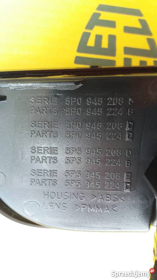 Lampa światło cofania seat altea Nowa 5P0945224 Cierpisz