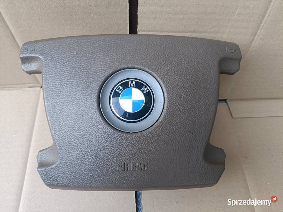 PODUSZKA KIEROWNICY AIR BAG E65 SZARA SIWA E66 Drezdenko
