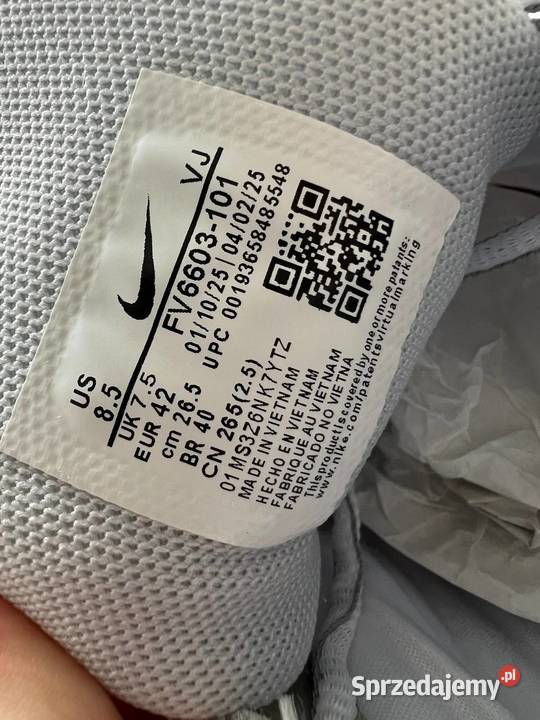 Buty Nike P6000 Grey White rozmiar 3645 Nike mazowieckie Warszawa