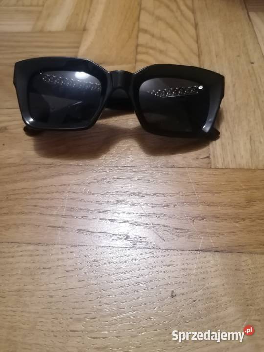 Okulary czarne z grubą oprawką Dla kobiet Moda i Styl Gdańsk