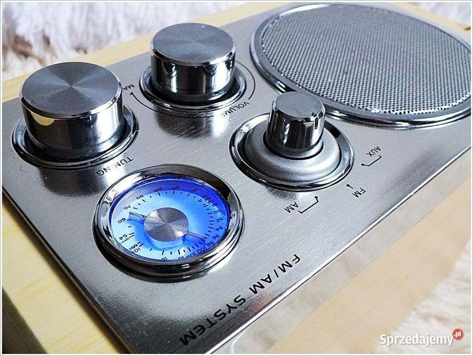 Radio DENVER TR61 Light Wood FM AM AUX HIT Żary sprzedam
