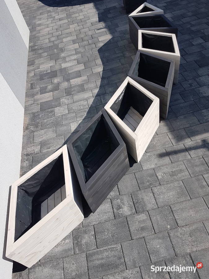 Donica drewniana ogrodowwa romb Kraków