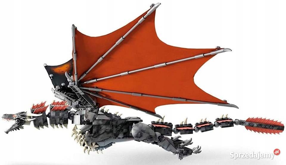 Klocki Konstrukcyjne Gra o Tron Smok Drogon i Mogilany