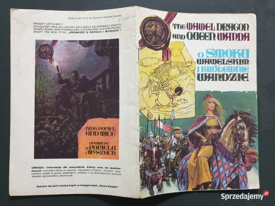 O Smoku Wawelskim i Królewnie Wandzie język Polskie Gdynia