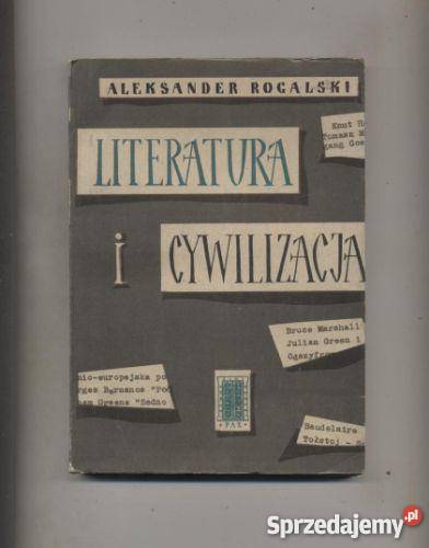 Literatura i cywilizacja sprzedam