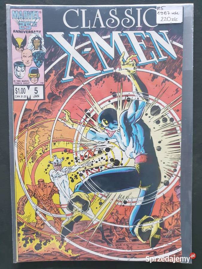 Classis XMen 9 komiksów Marvel USA 19871988 pomorskie