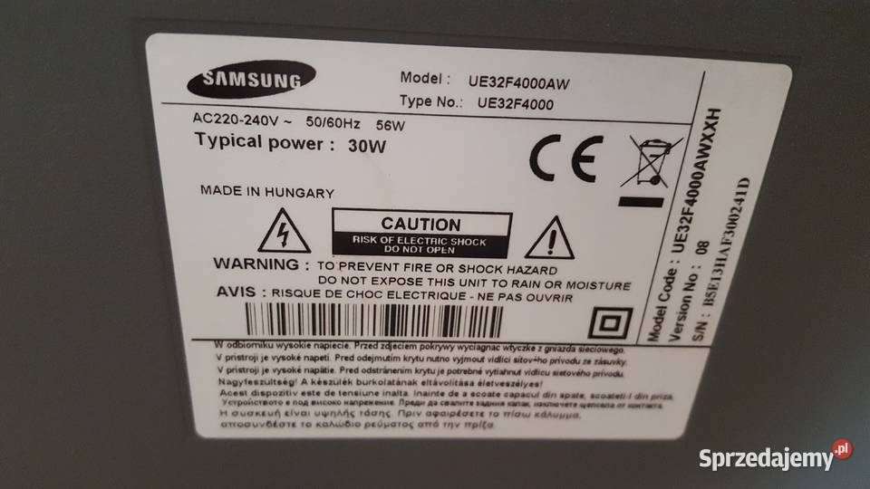 telewizor 32 cale samsung mazowieckie Legionowo