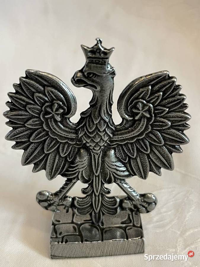 Kolekcjonerski orzeł polski posrebrzany małopolskie Kraków