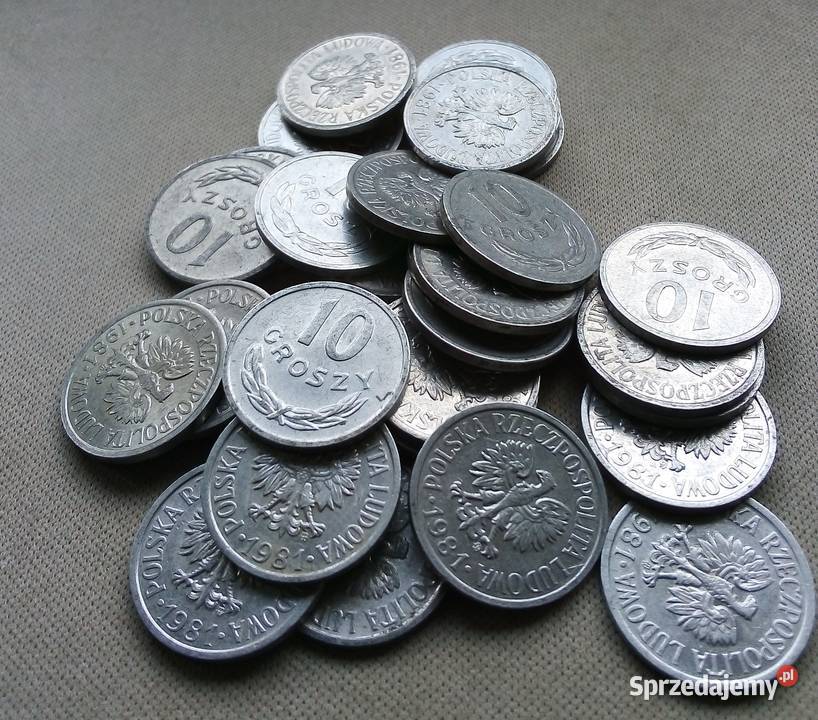 POLSKA10 GROSZY1981 r zzmAL30 SZTUK Legionowo