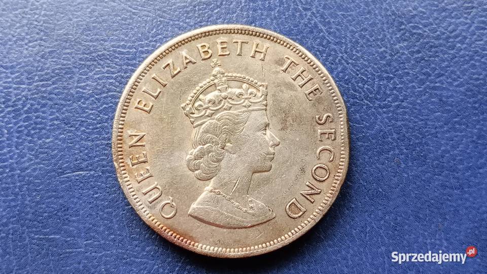 Stare monety 5 szyling 1966 Jersey Lesko