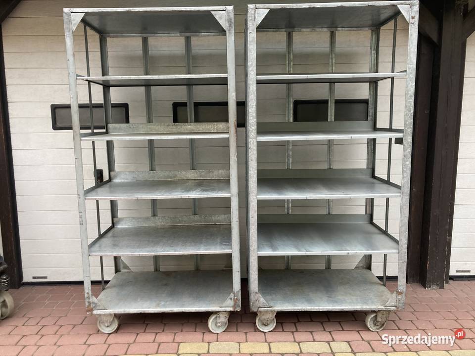 Regały metalowe ocynkowane na kółkach Dom i Ogród Ożarów Mazowiecki
