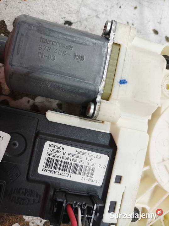 MECHANIZM SZYBY PRAWY PRZÓD 807000002R sprzedam