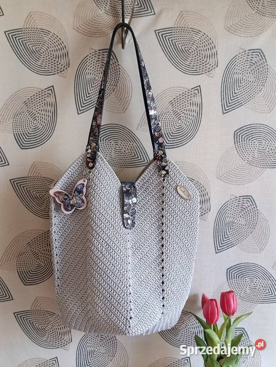 Torebka Tulipan na ramię HANDMADE Torby i torebki Chełm