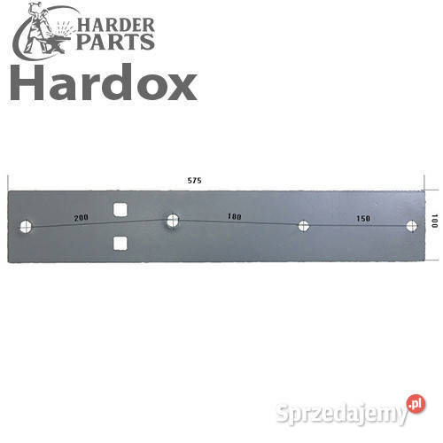 Płoza HARDOX 41816ZL 41869ZL części do pługa nieuszkodzony