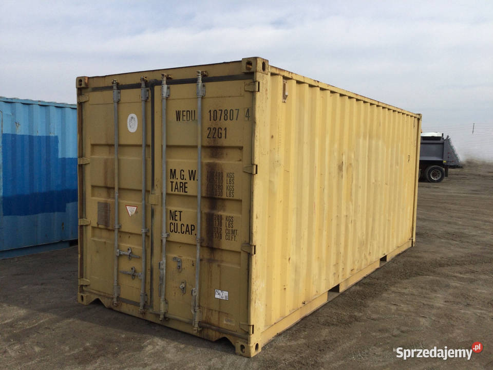 Kontener morski magazynowy 20DV 6 metrowy