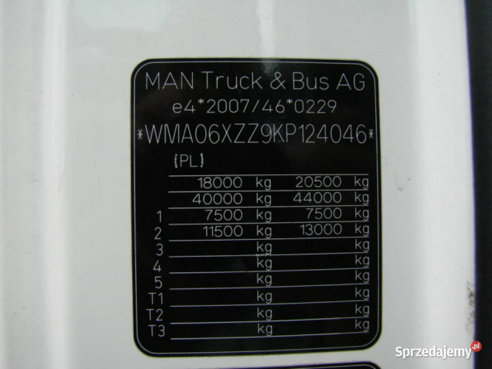 MAN Tgx 673577km dolnośląskie Komorniki