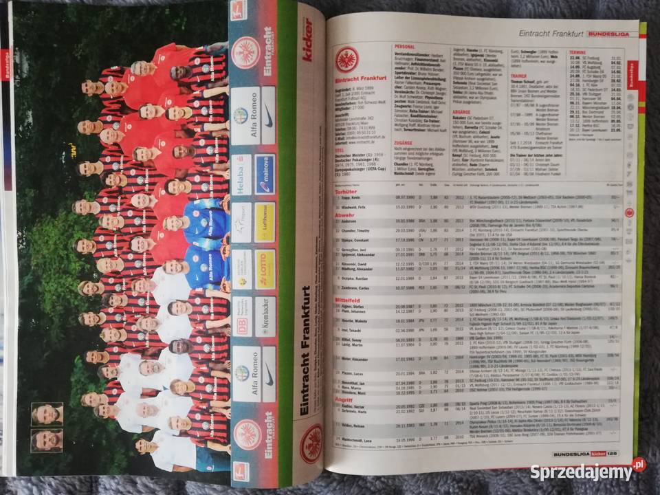 Kicker BUNDESLIGA 201415 Wronki