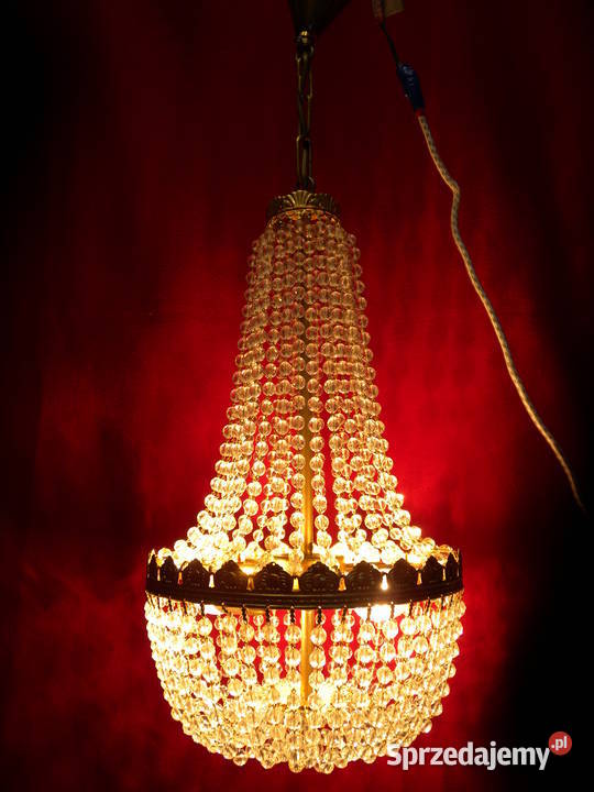 Żyrandol kryształowy Maria Theresa gruszka śląskie sprzedam