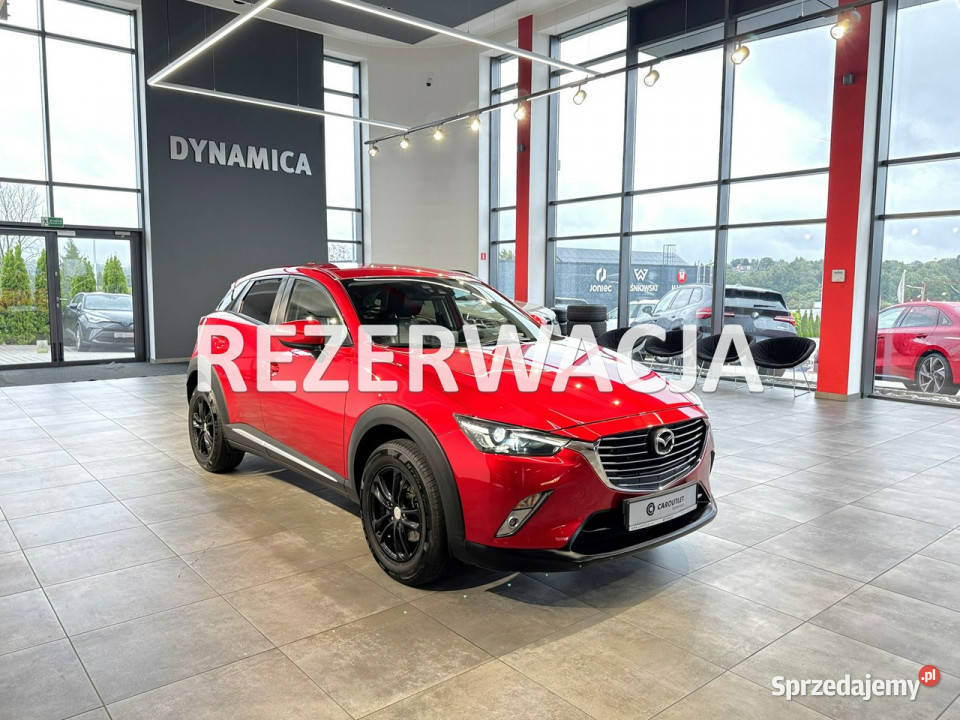 Mazda CX3 20SkyActive 150 M6 AWD 2015 r salon nieuszkodzony Myślenice
