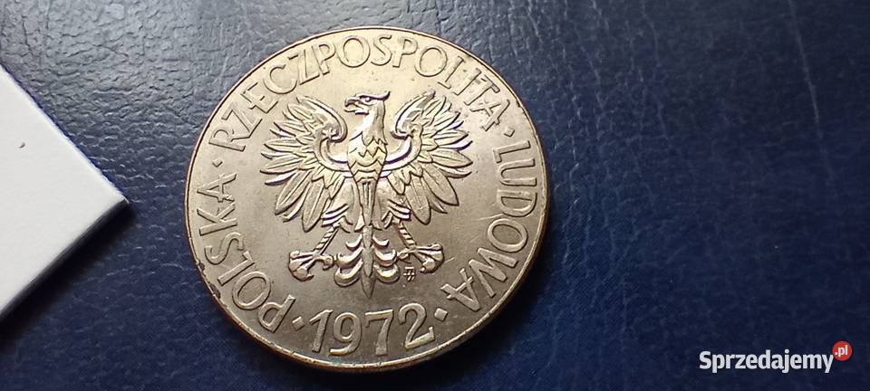 Stare monety 10 złotych 1972 Kościuszko PRL Lesko
