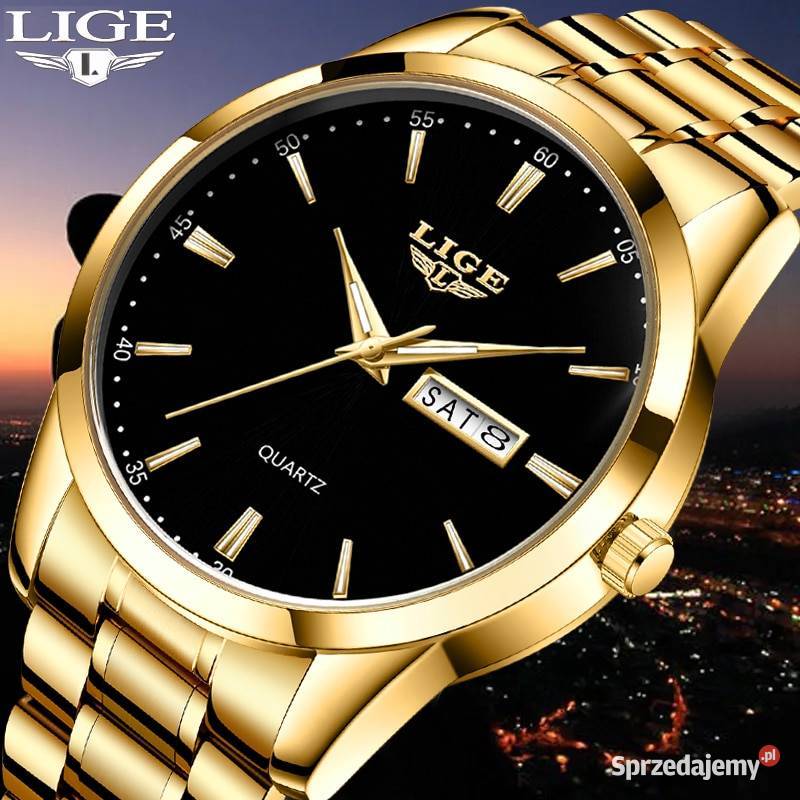 Zegarek męski klasyczny złoty garniturowiec Gorzów Wielkopolski