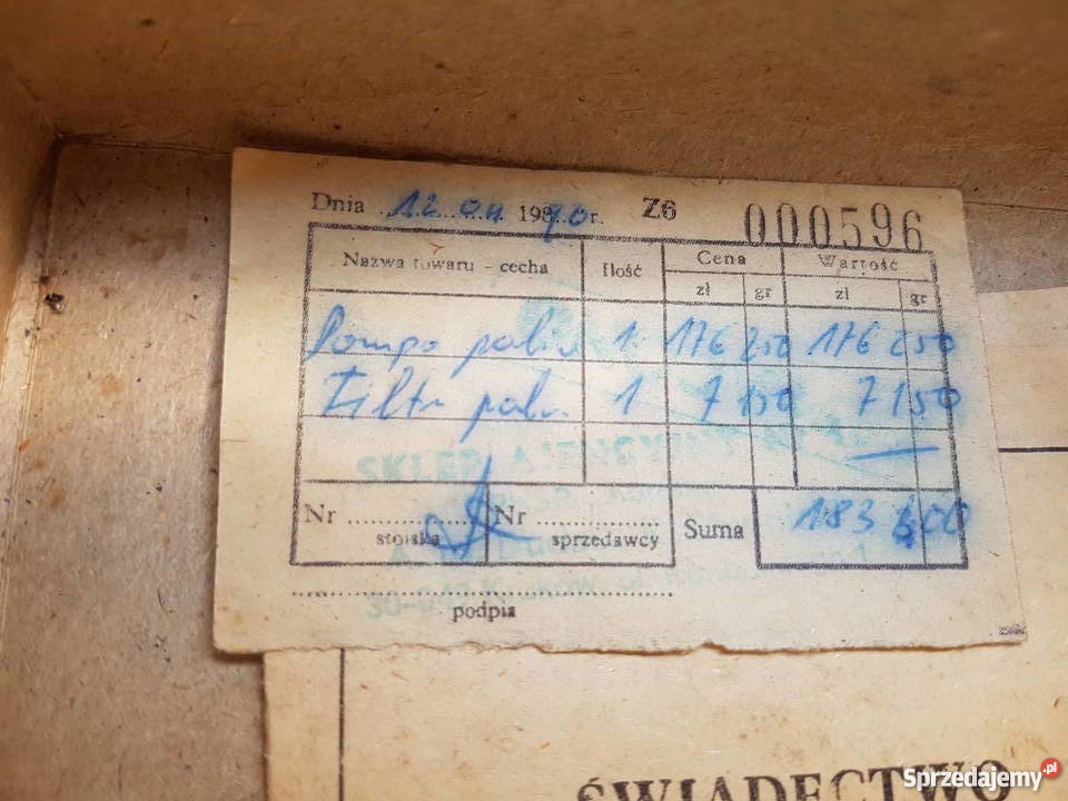 Pompa wtryskowa s Andoria NOWA stan Kraków