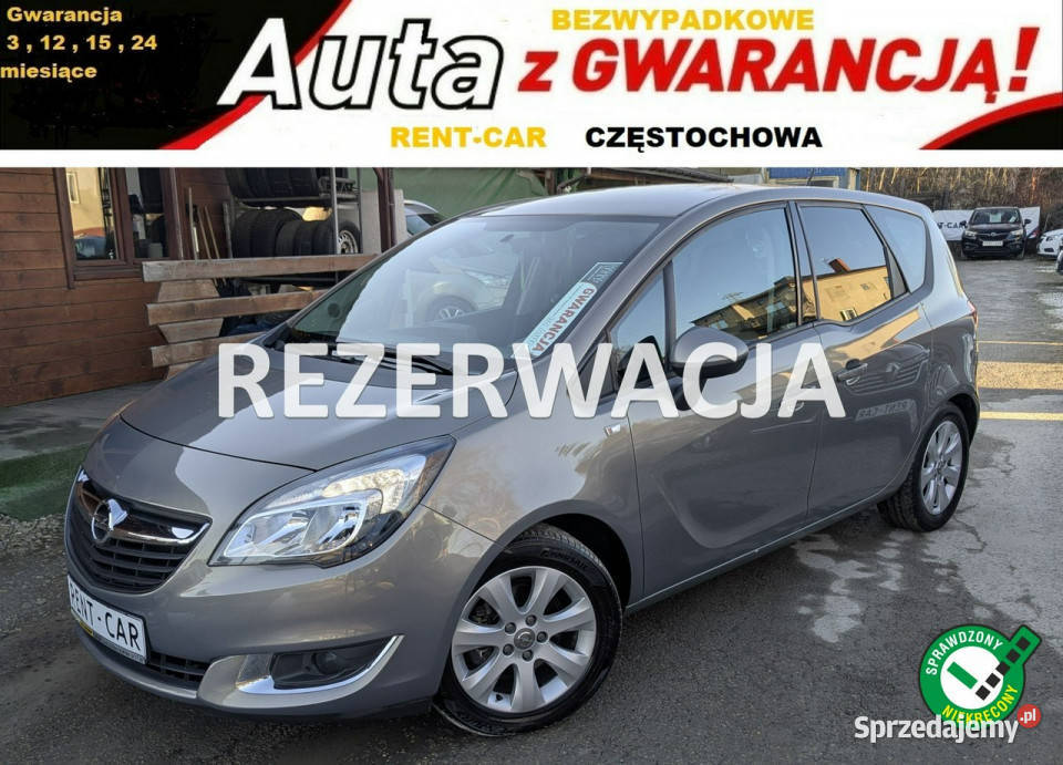 Opel Meriva 14iTurbo120OPŁACONY Częstochowa